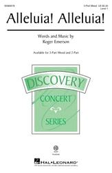 Alleluia! Alleluia! Three-Part Mixed choral sheet music cover